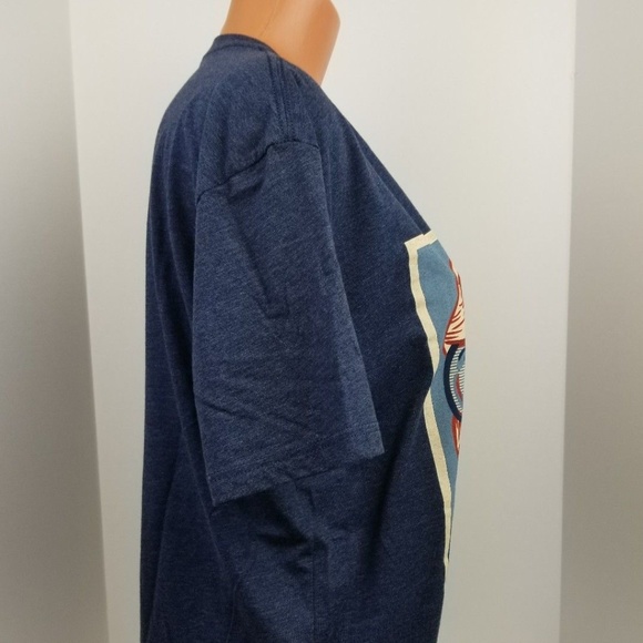 Satirical Donald Trump Campaign Shirt Rump Blue L - Picture 5 of 6